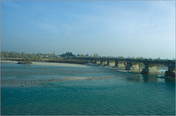 Ponte della Priula sul fiume Piave