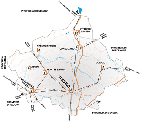 Turismo Treviso Mappa Numeri Utili